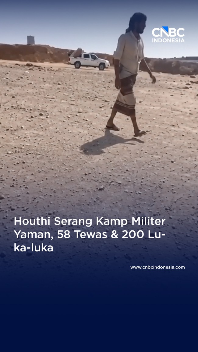 Houthi Serang Kamp Militer Yaman, 58 Tewas & 200 Luka-luka