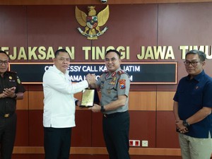 Kapolda-Kajati Jatim Perkuat Koordinasi Penegakan Hukum