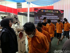Digaji hingga Rp 10 Juta, Operator Dilarang Keluar dari Pabrik Tramadol