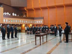 Lantik Pejabat Baru, Sekjen Kemendagri Tekankan soal Evaluasi-Target Terukur
