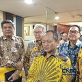 Menteri Perindustrian (Menperin) M Sarmuji saat ditemui usai audiensi dengan Gabungan Industri Kendaraan Bermotor Indonesia (Gaikindo) di kantor Kemenperin, Jakarta, Rabu (21/10/2026). (CNBC Indonesia/Martyasari Rizky)