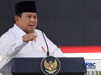 Presiden Prabowo Subianto memimpin Sidang Kabinet Paripurna (SKP) di Istana Merdeka, Jakarta,  Rabu (21/10/2026). (CNBC Indonesia/Muhammad Sabki)