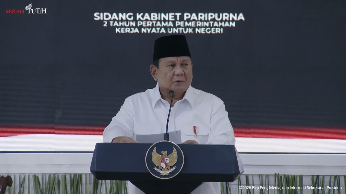 Prabowo Ucapkan Terima Kasih Kepada Kabinet Merah Putih