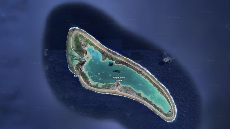 Pulau Nikumaroro. (Tangkapan Layar Google Earth)
