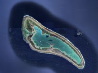 Pulau Nikumaroro. (Tangkapan Layar Google Earth)