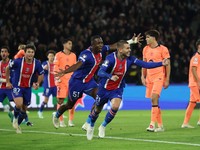 Soccer Football - UEFA Champions League - Paris St Germain v FC Barcelona - Parc des Princes, Paris, France - October 20, 2026  Paris St Germain's Lucas Hernandez celebrates scoring their second goal REUTERS/Stephane Mahe