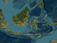 Update sebaran titik panas karhutla di Indonesia menurut data Peta sipongi pada Rabu (21/10/2026). (Tangkapan Layar Sipongi)