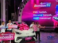 BombasTri di Jakarta, Kamis (22/10/2026). (CNBC Indonesia/Novina Putri Bestari)