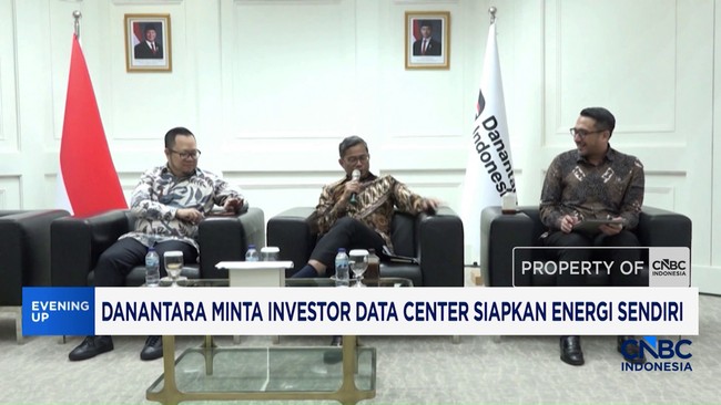 Danantara urges large AI data centers to secure their own energy