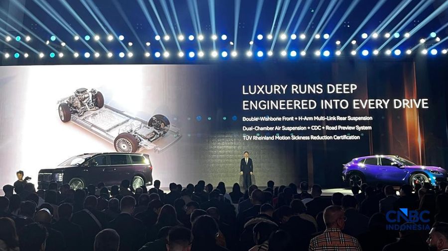 Global Brand Launch Luxeed Di Wuhu, China, Rabu (21/10/26) malam. (CNBC Indonesia/Ferry Sandi)