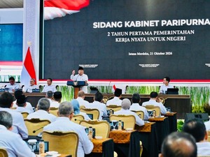 Hadiri Sidang Kabinet, Mendagri Simak Arahan Prabowo soal Kerja Sama