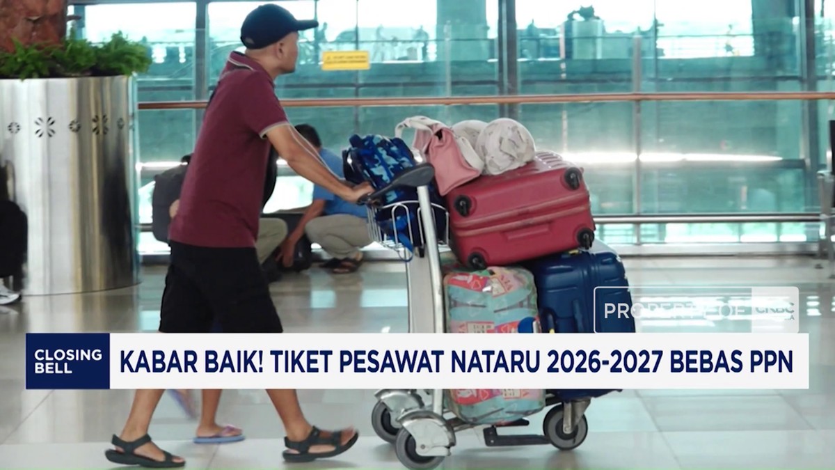 Video: Kabar Baik! Tiket Pesawat Nataru 2026-2027 Bebas PPN