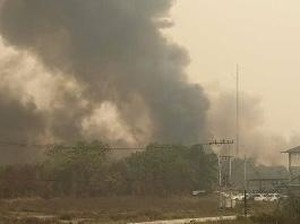 Karhutla Dekati Kantor Pemkot Palangka Raya, Asap Masuk Ruang Kerja ASN