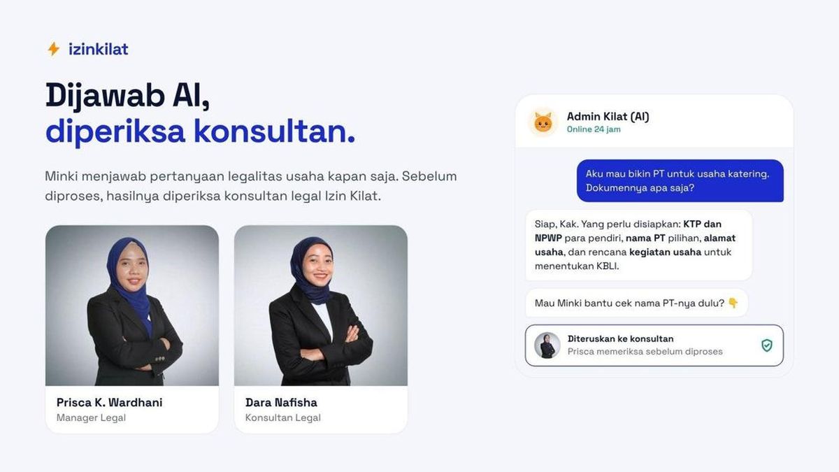 Mau Bikin PT? Kini Bisa Tanya Asisten AI Legalitas 24 Jam — NadiKabar.com