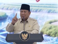 Presiden RI Prabowo Subianto, memberi sambutan dalam Rakornas TPAKD Tahun 2026, Jakarta, 22 Oktober 2026. (Tangkapan Layar Youtube/Sekretariat Presiden RI)
