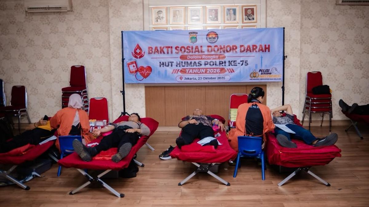 Hari Jadi Ke-75 Humas Polri, Polda Metro Peduli Kemanusiaan Lewat Donor Darah — NadiKabar.com
