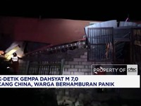 Gempa Dahsyat M 7,0 Guncang China, Warga Berhamburan Panik
