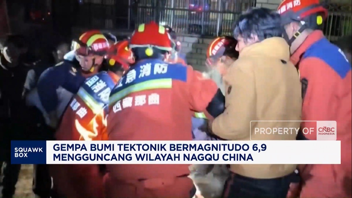 Video: Gempa M6,9 Guncang Nagqu, China