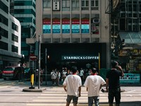 Ilustrasi Starbuck Hong Kong. (Pexels)