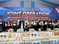 Kapolri Jenderal Polisi Dr. (H.C.) Suyudi Ario Seto dalam pengungkapan dugaan penyelundupan 1,16 ton ketamin hidroklorida (HCl) di perairan Sumatera Utara. (Dok Ist)