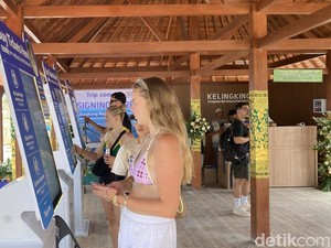Pantai Kelingking Bersolek, Punya Pos Retribusi dengan Mesin Otomatis