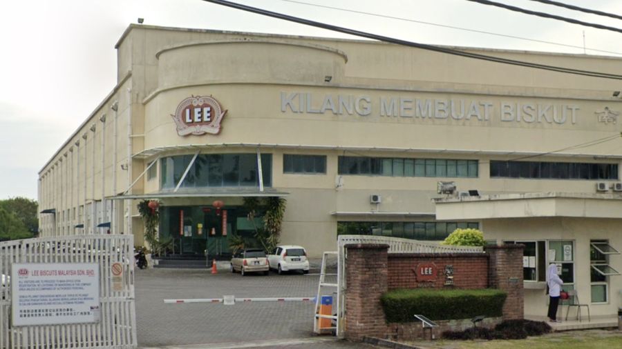 Pabrik Lee Biscuit di Johor, Malaysia. (Tangkapan Layar Google Street View)