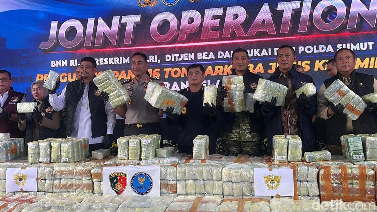 Ngeri Narkoba 1,1 Ton dari Malaysia ke Indonesia, Digagalkan Polri-BNN — NadiKabar.com