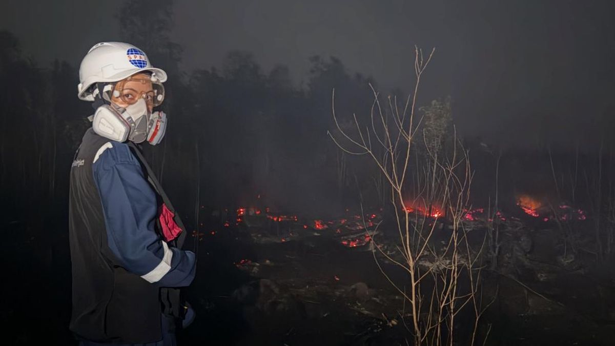 Ratna Galih Baru Tiba dari Tanah Suci Langsung ke Kalimantan Padamkan Karhutla — NadiKabar.com