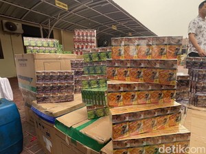 Hendak Diedarkan di Warung Banjarmasin, 1 Juta Batang Rokok Ilegal Disita
