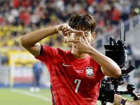 Soccer Football - International Friendly - South Korea v Ecuador - Seoul World Cup Stadium, Seoul, South Korea - September 24, 2026 South Korea's Son Heung-min celebrates scoring their second goal REUTERS/Kim Soo-Hyeon     TPX IMAGES OF THE DAY