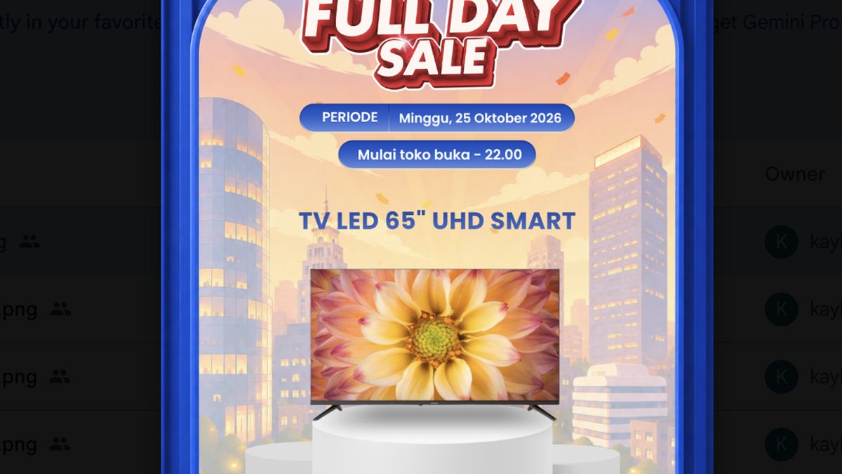 Diskon Jumbo TV LED 65 di Transmart Full Day Sale — NadiKabar.com