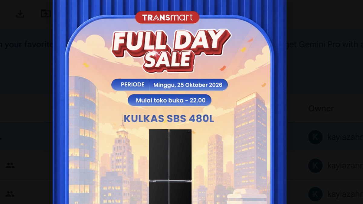 Harga Super Hemat Kulkas SBS 480L di Transmart Full Day Sale! — NadiKabar.com