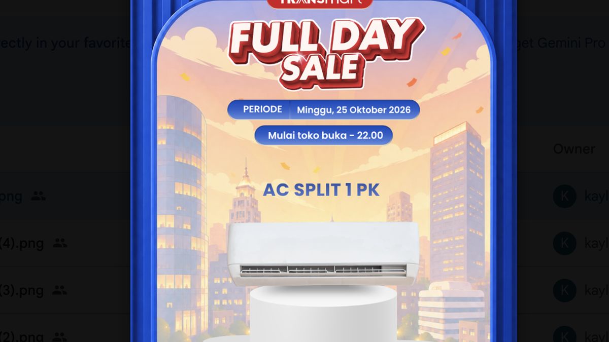 AC Split 1 PK di Transmart Full Day Sale Harganya Menggiurkan — NadiKabar.com