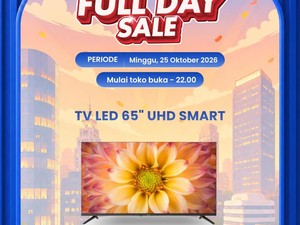 Beli TV 65 Inch di Transmart Full Day Sale Rp 7 Jutaan