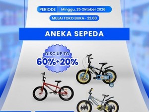 Beli Sepeda di Transmart Full Day Sale Mulai Rp 1 Jutaan