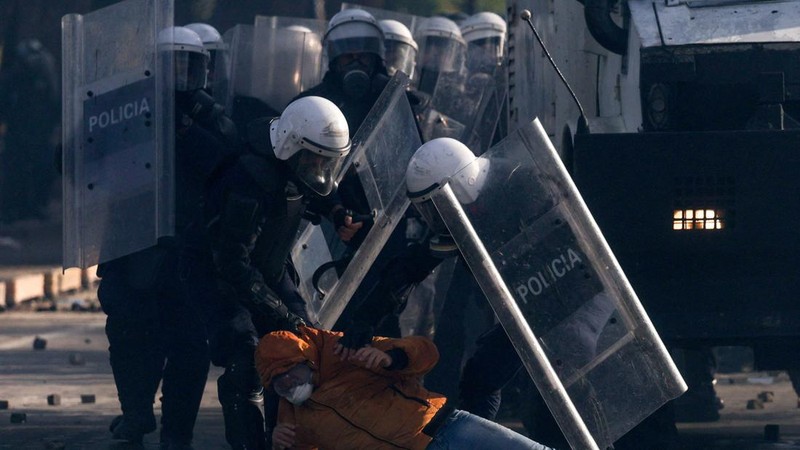 ALBANIA-PROTESTS/
