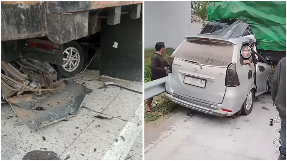 Ilustrasi berita Nasional: Mobil Seruduk Tronton hingga Masuk Kolong di Tol Lampung, 6 Orang Tewas