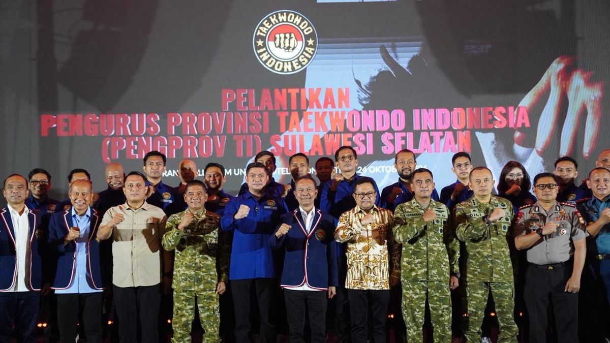Lantik Pengurus Baru, Ketum PBTI Yakin Sulsel Lahirkan Legenda Taekwondo RI — NadiKabar.com
