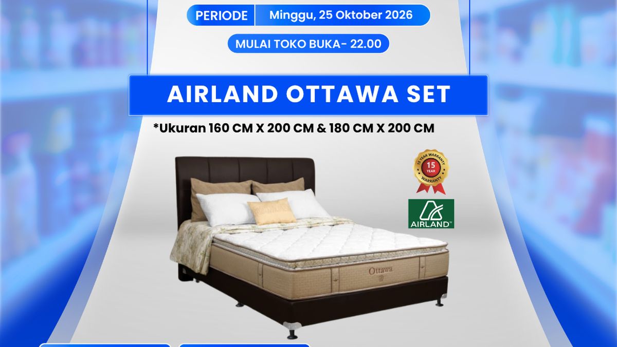 Ilustrasi berita Bisnis: Transmart Full Day Sale! Tempat Tidur Jadi Semurah Ini