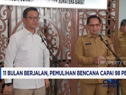 11 Bulan Berjalan, Pemulihan Bencana Capai 98%