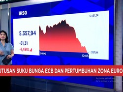 IHSG Melemah Lebih Dari 1% - Rupiah Anjlok ke Rp 18.100 per Dolar AS
