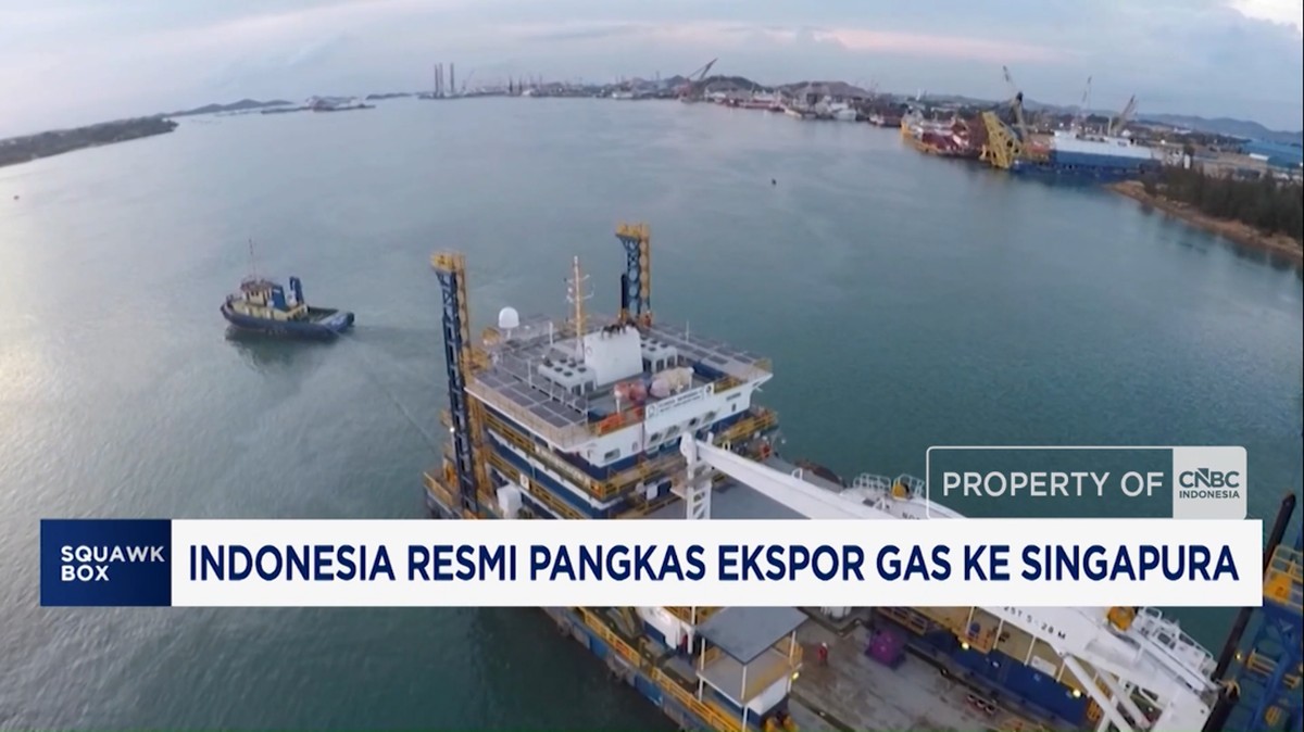 Video: Indonesia Resmi Pangkas Ekspor Gas ke Singapura
