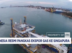 Indonesia Resmi Pangkas Ekspor Gas ke Singapura
