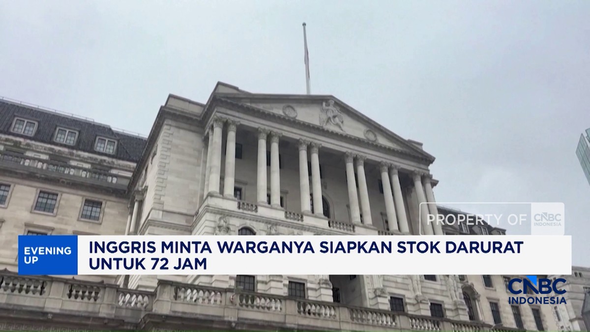 Video: Inggris Minta Warganya Siapkan Stok Darurat Untuk 72 Jam