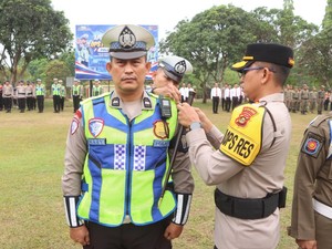 Polres Banyuasin Gelar Operasi Patuh Musi 2026, Kapolres Imbau Pengendara Tertib