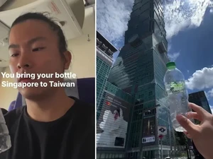 Kocak! Pria Ini Ajak Botol Minuman Kosong Liburan 2 Minggu ke Taiwan