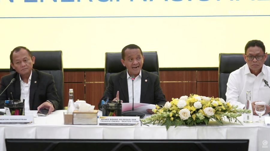 Konpres ketahanan pangan energi nasional, Senin (26/10/2026). (Tangkapan layar youtube ESDM)