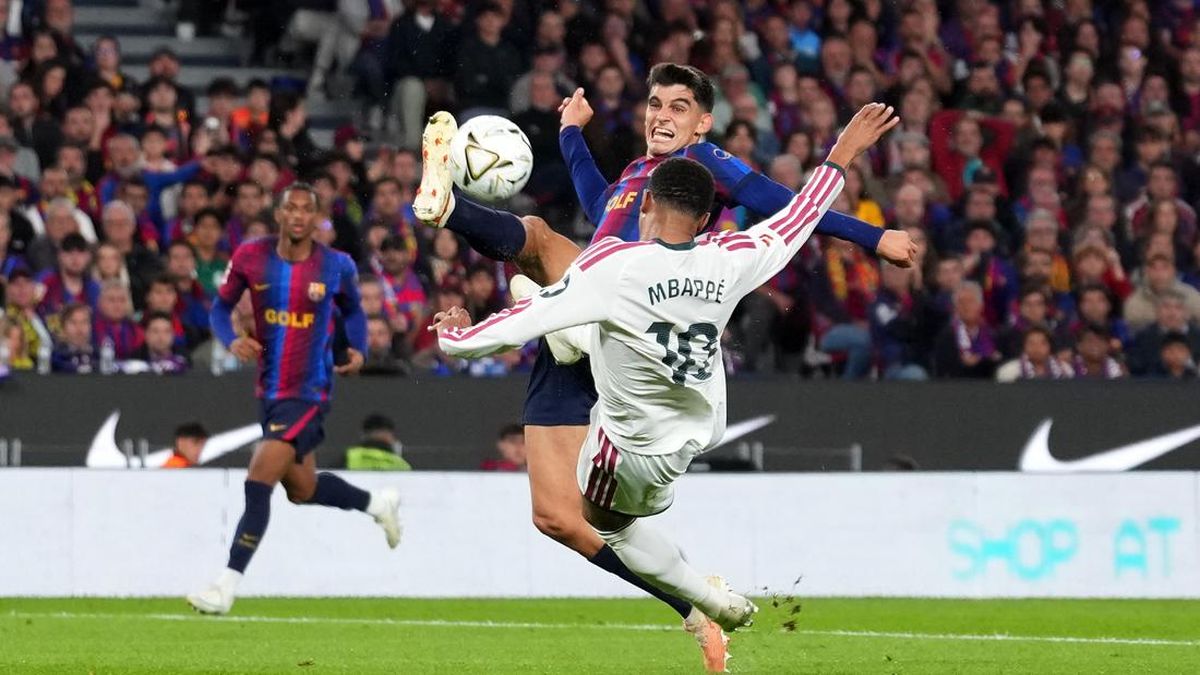 Ilustrasi berita Olahraga: Barcelona Vs Real Madrid: Mbappe Menangkan Los Blancos