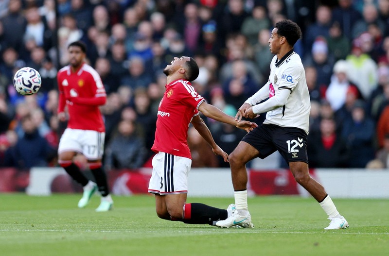 Manchester United kalah 0-3 dari Bournemouth dalam lanjutan pekan kedelapan Liga Inggris 2026/27 di Stadion Old Trafford pada Minggu (25/10/2026). (REUTERS/Chris Radburn)