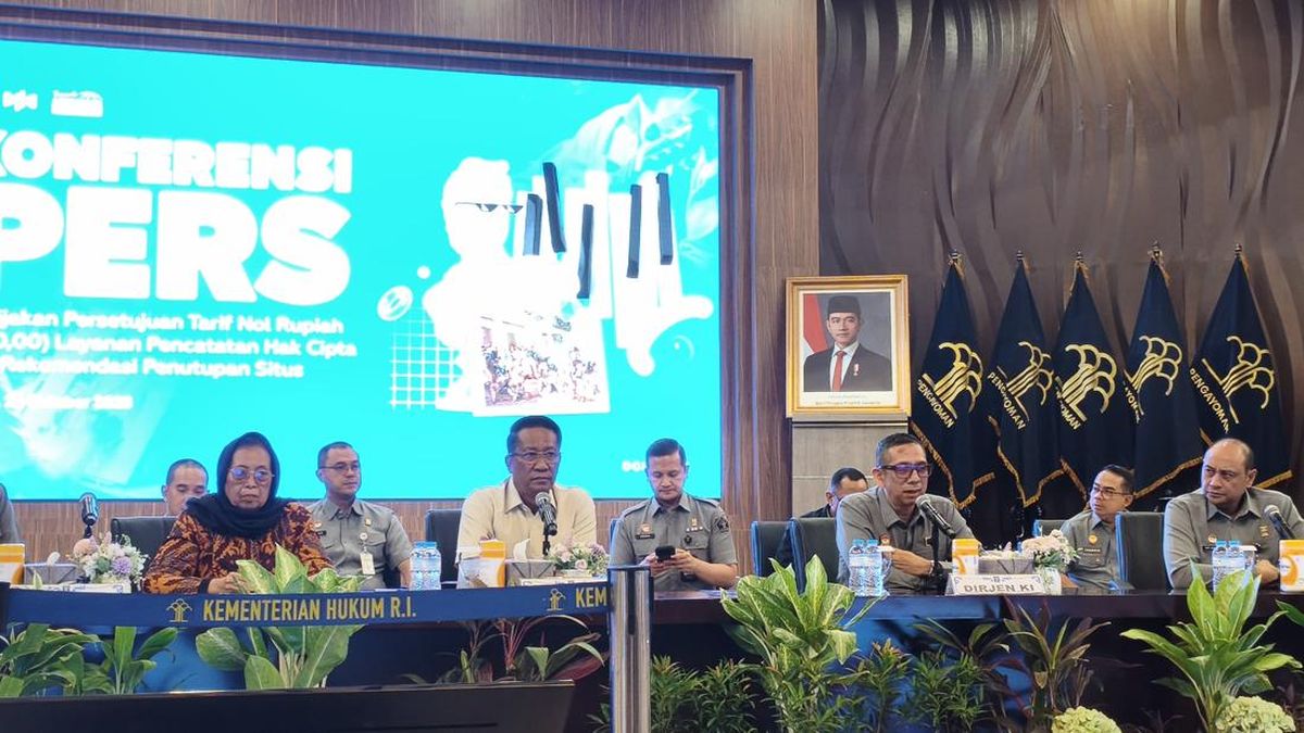 Pemerintah Gratiskan Pendaftaran 19 Jenis Hak Cipta, Ini Daftarnya — NadiKabar.com